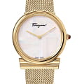 Salvatore Ferragamo Salvatore Ferragamo SFIY00719  SFIY00719 кварцевые женские часы перламутровый циферблат, браслет сталь с ip покрытием — вид спереди