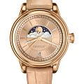 Aviator Aviator Douglas MoonFlight V.1.33.2.260.4  V.1.33.2.260.4 кварцевые женские часы бежевый циферблат, браслет кожаный — вид спереди