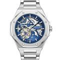Kenneth Cole Kenneth Cole Automatic KCWGY0058901  KCWGY0058901 механические мужские часы синий циферблат, браслет нержавеющая сталь — вид спереди