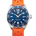 TAG Heuer TAG Heuer Formula 1 WAZ1010.FT8028  WAZ1010.FT8028 кварцевые мужские часы синий циферблат, браслет каучук — вид спереди