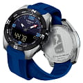 Tissot Tissot T-Touch Expert Solar Ice Hockey T091.420.47.057.02, t-sport швейцария мужские часы на браслете силикон боковой вид