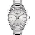 Tissot Tissot PR 100 T150.210.11.031.00 PR 100 T1502101103100 кварцевые женские часы  серебристый циферблат, браслет нержавеющая сталь — вид спереди