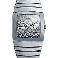 Rado Rado Sintra R13719112  R13719112 кварцевые мужские часы серебристый циферблат, браслет ceramos™ — вид спереди