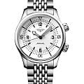 Longines Longines Legend Diver L3.764.4.16.6   L37644166 механические мужские часы белый циферблат, браслет нержавеющая сталь — вид спереди
