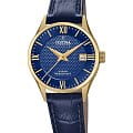 Festina Festina Classics F20011/3  F20011/3 кварцевые женские часы  синий циферблат, браслет кожаный — вид спереди