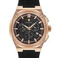 Wainer Wainer Venice WA.10200-D  WA.10200-D кварцевые мужские часы черный циферблат, браслет силикон — вид спереди