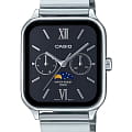 Casio Casio Collection MTP-M305D-1A2   MTP-M305D-1A2 кварцевые мужские часы черный циферблат, браслет нержавеющая сталь — вид спереди