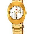 Rado Rado The Original Automatic R12413783 Automatic R12413783 механические мужские часы белый циферблат, браслет нержавеющая сталь с pvd-покрытием — вид спереди