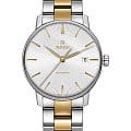 Rado Rado Coupole Classic Automatic R22860032 Classic R22860032 механические мужские часы белый циферблат, браслет сталь + ceramos™ — вид спереди