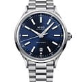 Mido Mido Multifort Patrimony Powerwind M040.407.11.041.00  M0404071104100 механические мужские часы синий циферблат, браслет нержавеющая сталь — вид спереди
