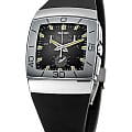 Rado Rado Sintra R13600039  R13600039 кварцевые мужские часы черный циферблат, браслет каучук — вид спереди