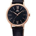 Orient Orient Classic Basic Quartz RA-QC1703B  RA-QC1703B кварцевые женские часы черный циферблат, браслет кожаный — вид спереди