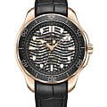 Kenneth Cole Kenneth Cole Automatic KCWGR2220901  KCWGR2220901 механические мужские часы черный циферблат, браслет кожаный — вид спереди