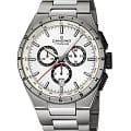 Candino Candino Titanium Chrono C4603/A  C4603/A кварцевые мужские часы  белый циферблат, браслет титановый — вид спереди