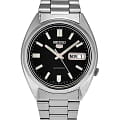 Seiko Seiko 5 Regular SNXS79K1  SNXS79K1 механические мужские часы черный циферблат, браслет нержавеющая сталь — вид спереди