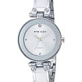 Anne Klein Anne Klein Diamond 1981WTSV  1981WTSV кварцевые женские часы серебристый циферблат, браслет нержавеющая сталь — вид спереди