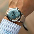 Orient Orient Bambino RA-AC0P03L механические мужские часы часы крупный план серый циферблата