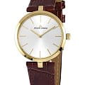 Jacques Lemans Jacques Lemans 1-2024F  1-2024F кварцевые женские часы белый циферблат, браслет кожаный — вид спереди