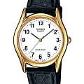 Casio Casio MTP-1154PQ-7B  MTP-1154PQ-7B кварцевые мужские часы белый циферблат, браслет кожаный — вид спереди