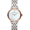 Emporio Armani Emporio Armani AR11157  AR11157 кварцевые женские часы  перламутровый циферблат, браслет  — вид спереди