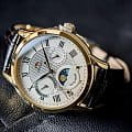 Orient Orient RA-KA0003S10 кварцевые женские часы часы, крупный план бежевый циферблат