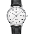 Certina Certina DS Caimano C035.410.16.012.00 DS Caimano C0354101601200 кварцевые мужские часы серебристый циферблат, браслет кожаный — вид спереди