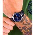 Slazenger Slazenger Multifunction SL.09.2124.2.03 кварцевые мужские часы часы крупный план синий циферблата