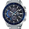 Casio Casio Edifice EQS-900DB-2AVUDF (EQS-900DB-2A) EQS EQS-900DB-2A кварцевые мужские часы синий циферблат, браслет нержавеющая сталь — вид спереди