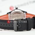 Seiko Seiko 5 Sports SRPH33K1 механические мужские часы часы крупный план черный циферблата
